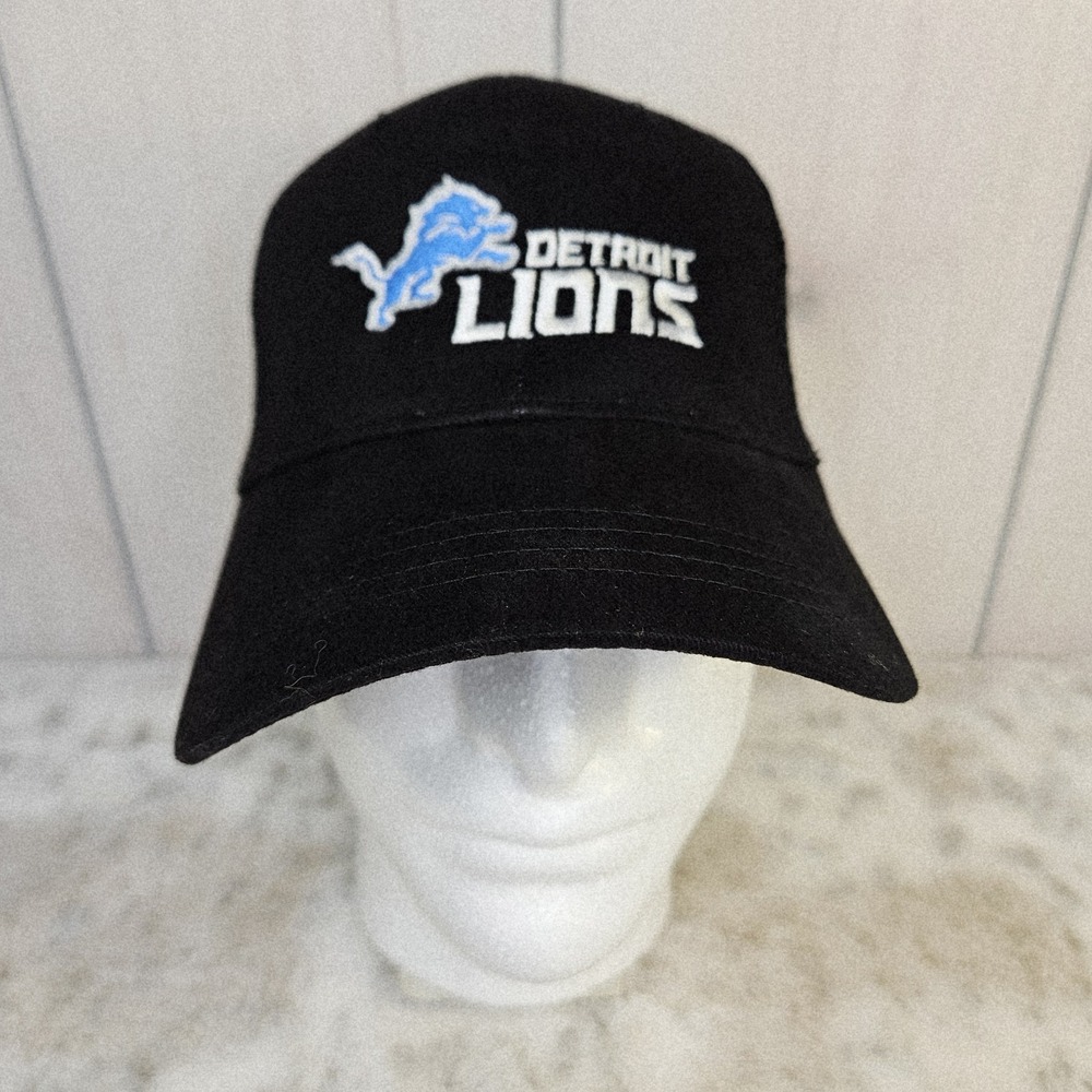 Black Detroit Lions Sun Cruiser Mesh Snapback Trucker Hat OS NFL Football Vodka